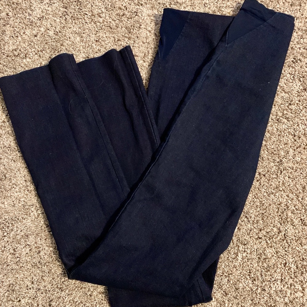 Skinny Dark Blue Maternity Jeans - Picture 1 of 5